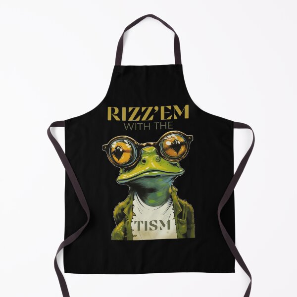 Item preview, Funny Frog Rizz em With The Tism  designed and sold by PistachioCream.