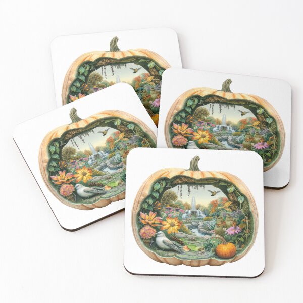 Item preview, Garden in a pumpkin designed and sold by FlowersColorful.