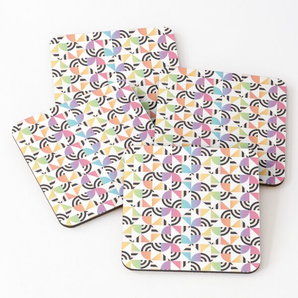 Item preview, Pastel Rainbow Geometric Pattern designed and sold by AllisonDelDuca.