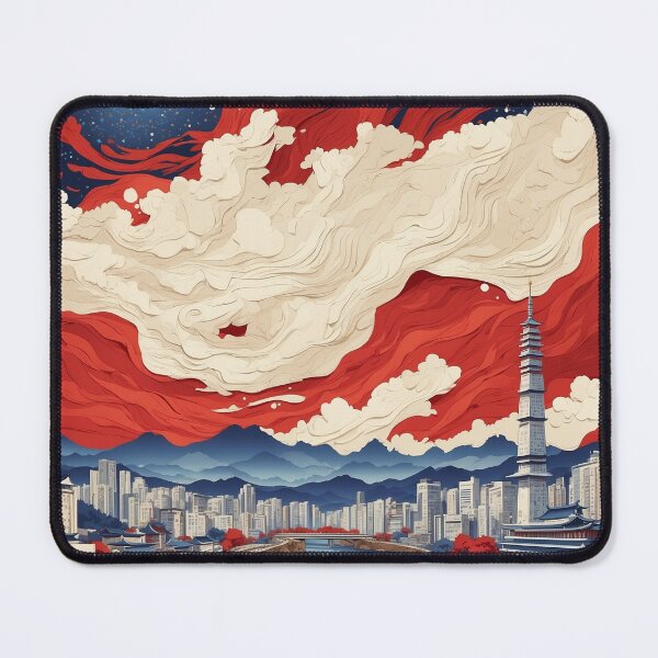 Item preview, Daejeon South Korea Starry Night Tourism Vintage Poster 2 designed and sold by TravelersGems.
