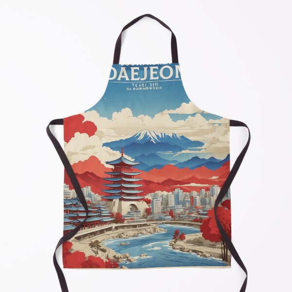 Item preview, Daejeon South Korea Tourism Vintage Poster designed and sold by TravelersGems.