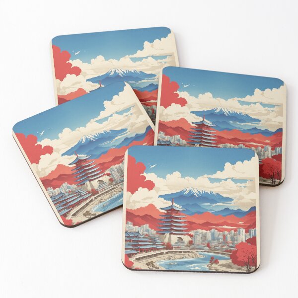 Item preview, Daejeon South Korea Tourism Vintage Poster 2 designed and sold by TravelersGems.