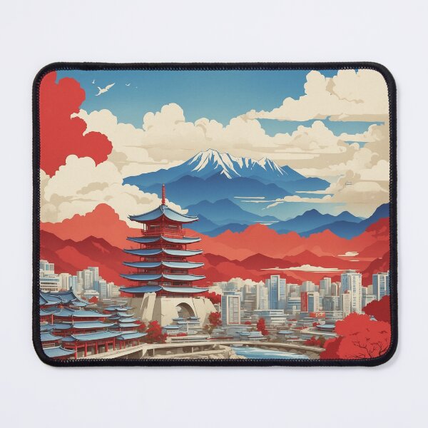 Item preview, Daejeon South Korea Tourism Vintage Poster 2 designed and sold by TravelersGems.
