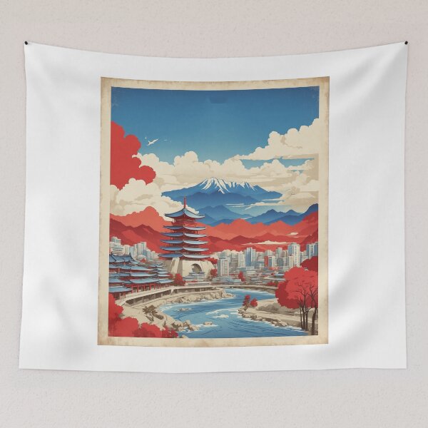 Item preview, Daejeon South Korea Tourism Vintage Poster 2 designed and sold by TravelersGems.