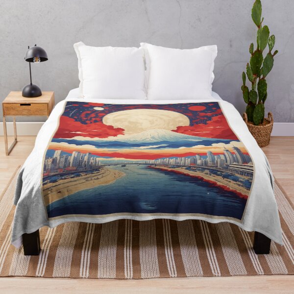 Item preview, Incheon South Korea Starry Night Tourism Vintage Poster 2 designed and sold by TravelersGems.