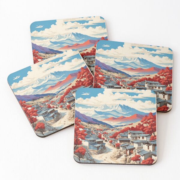 Item preview, Darangee Village South Korea Tourism Vintage Poster 2 designed and sold by TravelersGems.