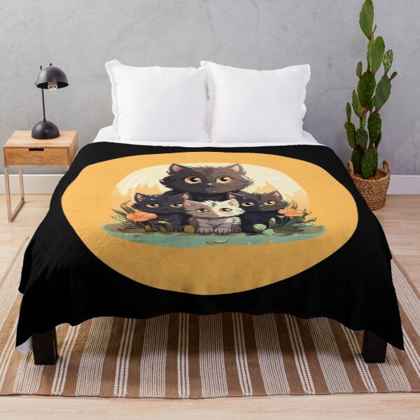 Item preview, Meow Magic - Sweet Cat Illustration Design designed and sold by Teezone-Art.