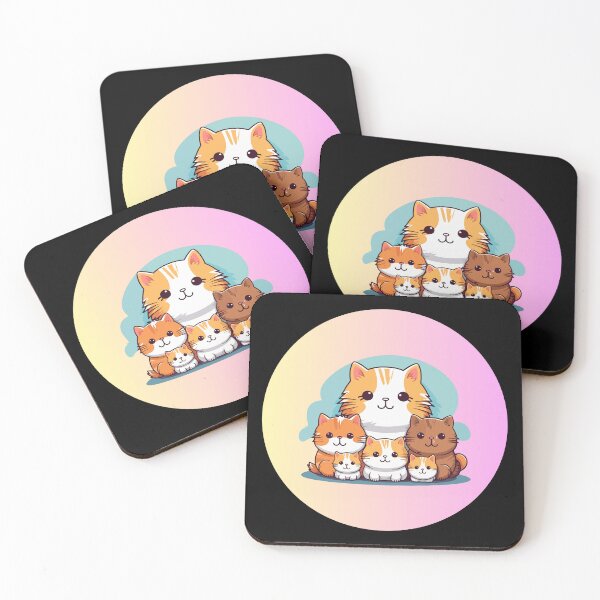 Item preview, Feline Friends Forever - Heartwarming Cat Graphic designed and sold by Teezone-Art.