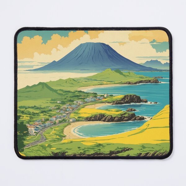 Item preview, Jeju Island South Korea Tourism Vintage Poster 2 designed and sold by TravelersGems.