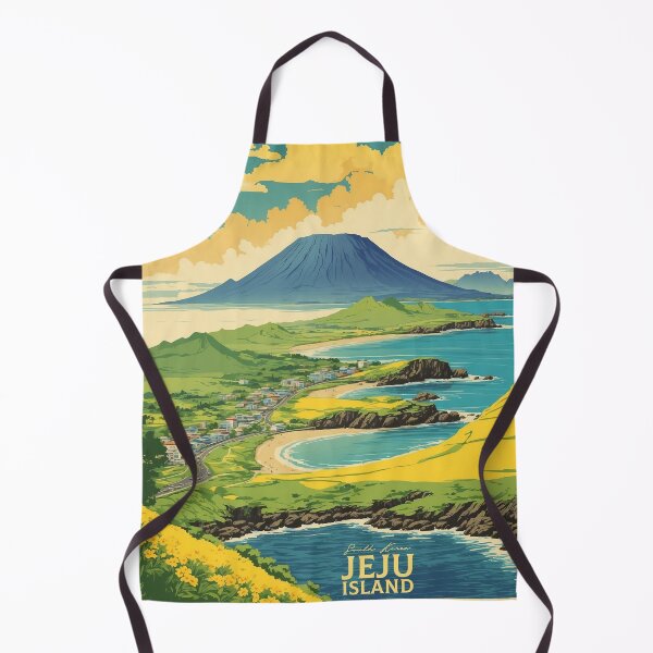 Item preview, Jeju Island South Korea Tourism Vintage Poster 2 designed and sold by TravelersGems.