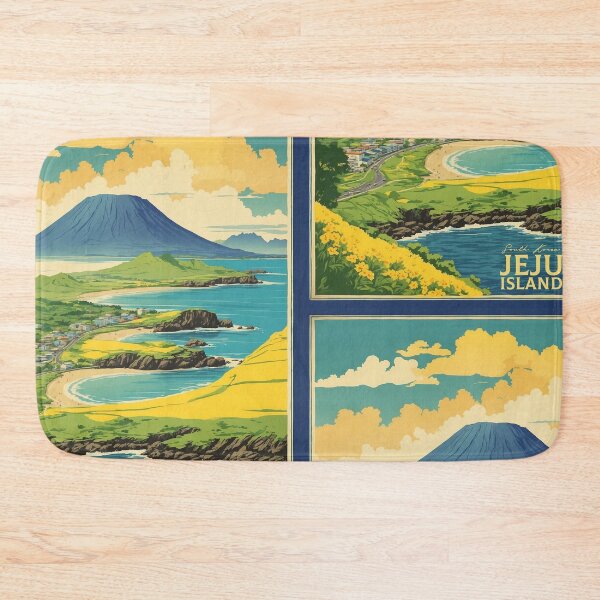 Item preview, Jeju Island South Korea Tourism Vintage Poster 2 designed and sold by TravelersGems.