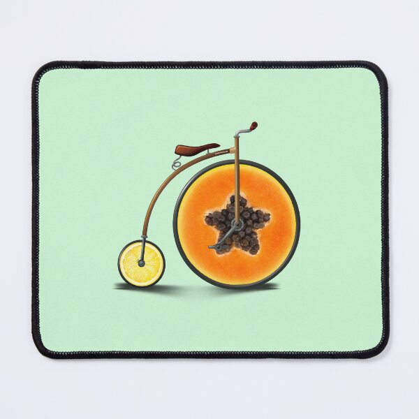 Item preview, Papaya and Lemon Bike | Penny Farthing | Bike Lovers designed and sold by monkeybusiness.pt.