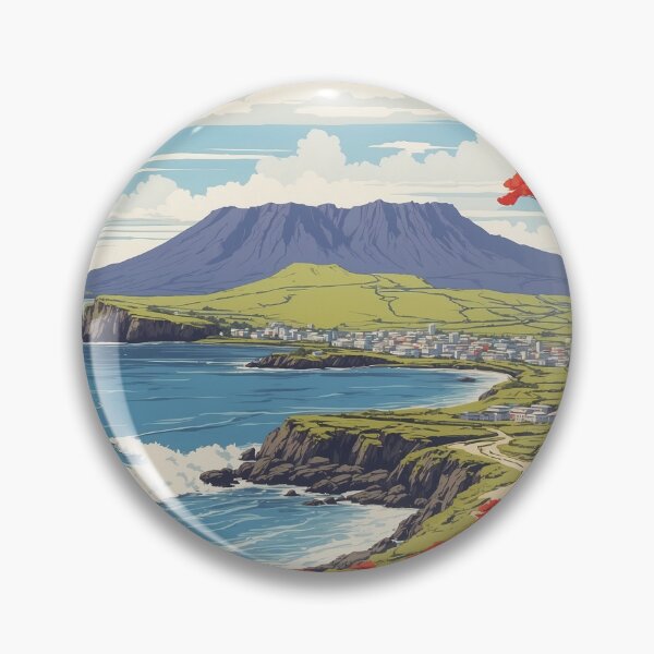 Item preview, Jeju Island South Korea Tourism Vintage Poster 3 designed and sold by TravelersGems.