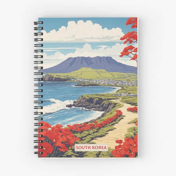 Item preview, Jeju Island South Korea Tourism Vintage Poster 3 designed and sold by TravelersGems.