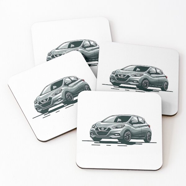 Item preview, Artistic Rendering of Silver Nissan Micra Compact Car designed and sold by DethLock.