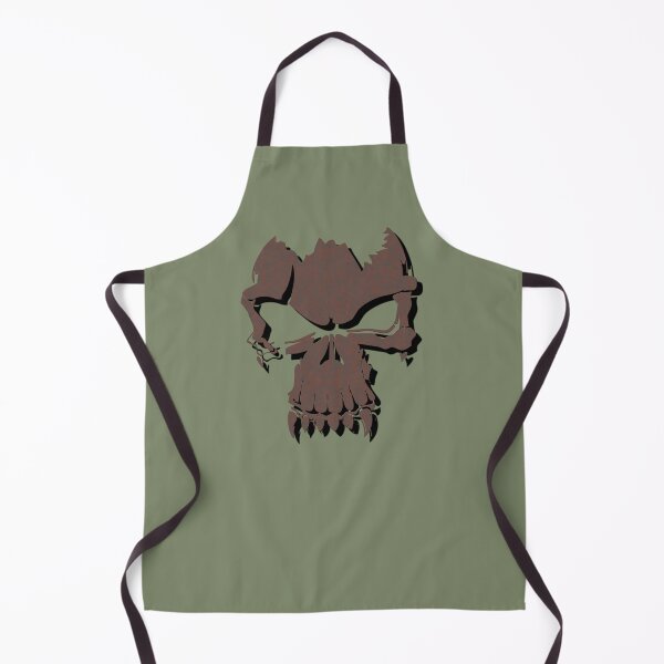 Item preview, Broken, rusted human skull with fangs. designed and sold by VugArtShop.
