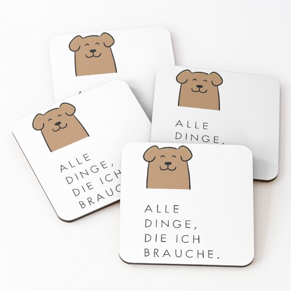 Item preview, ALLE DINGE, DIE ICH BRAUCHE -  Dog Essentials Design designed and sold by RM-Journey.