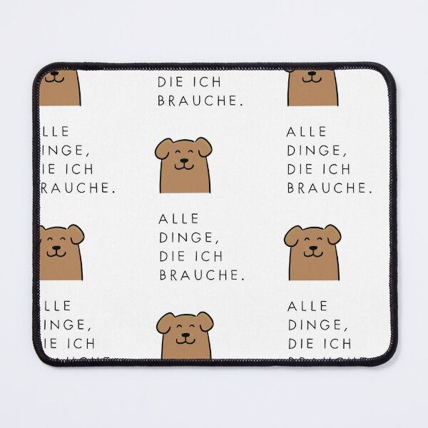 Item preview, ALLE DINGE, DIE ICH BRAUCHE - Dog Essentials Design designed and sold by RM-Journey.