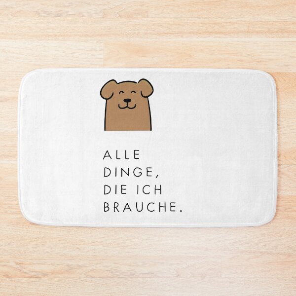 Artikelvorschau, ALLE DINGE, DIE ICH BRAUCHE - Dog Essentials Design entworfen und verkauft von RM-Journey.