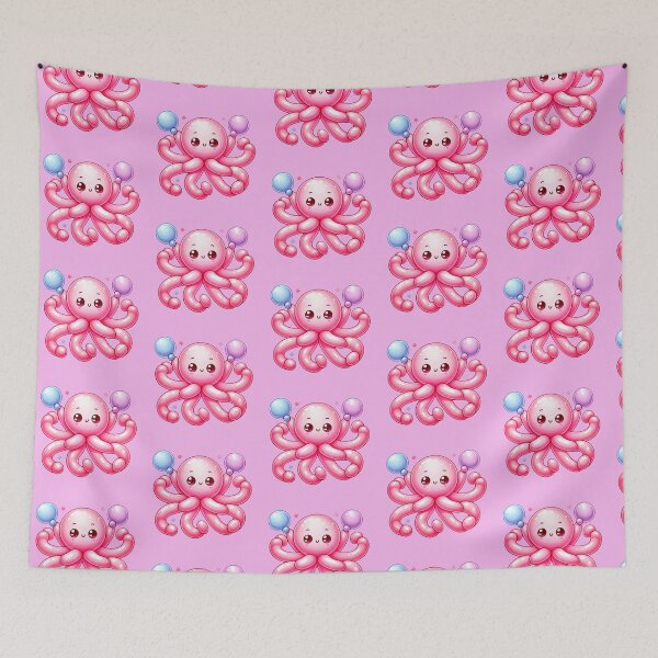 Item preview, Cute Pink Balloon Twister (Octopus)  designed and sold by Suhazainah.