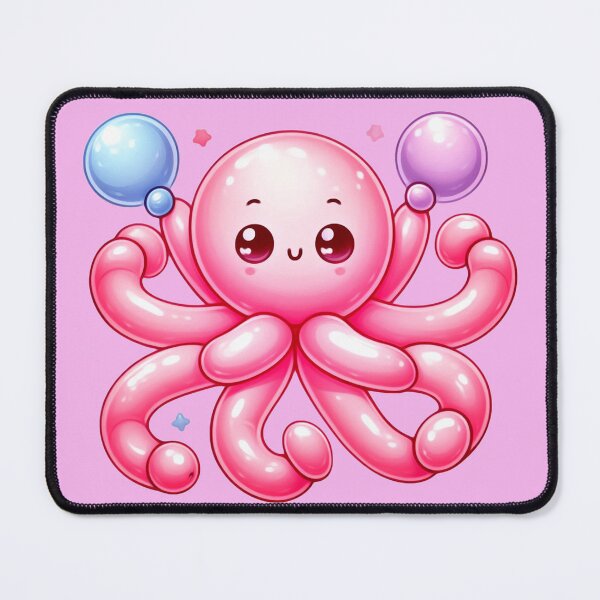 Item preview, Cute Pink Balloon Twister (Octopus) designed and sold by Suhazainah.