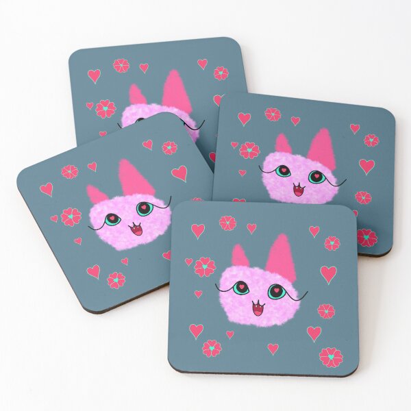 Item preview, Fuzzball Valentine Cat designed and sold by chowlet.