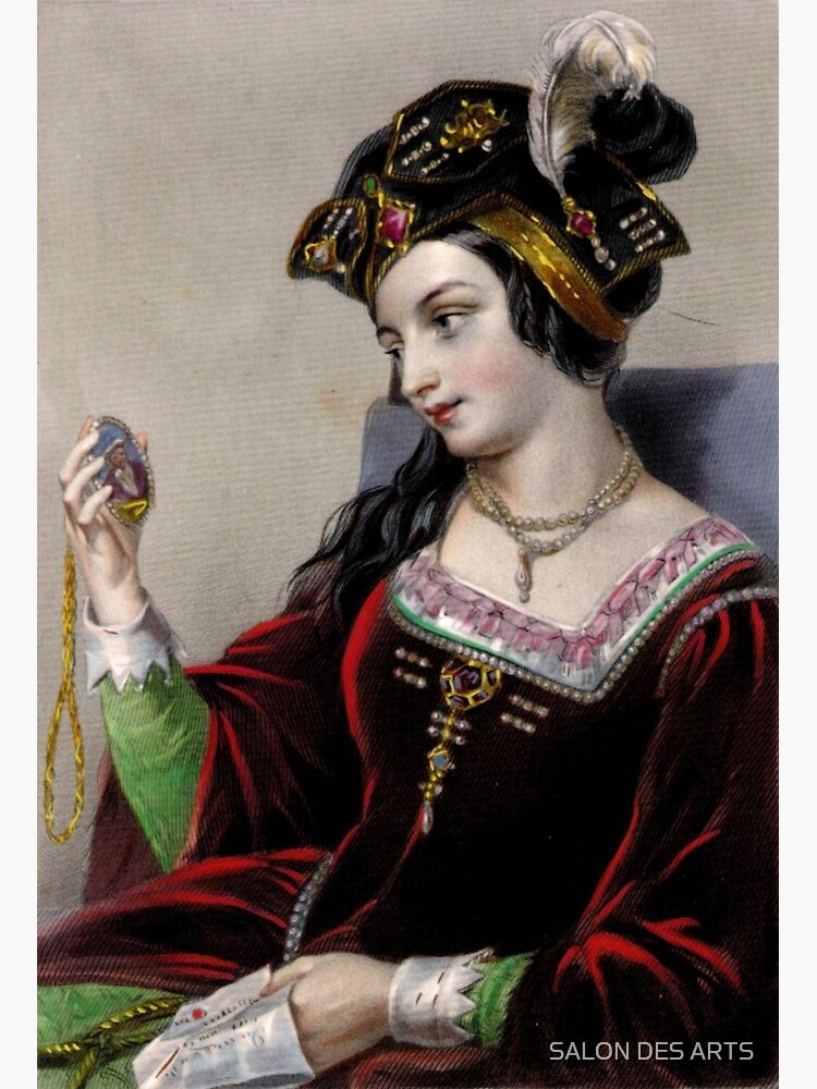 princess polly baby blue dress Anne Boleyn Portrait Print – National Portrait Gallery Shop