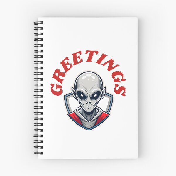 Item preview, Extra-terrestrial Hello - Alien Greeting designed and sold by artlife709.