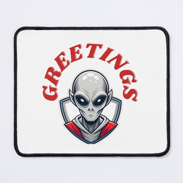 Item preview, Extra-terrestrial Hello - Alien Greeting designed and sold by artlife709.