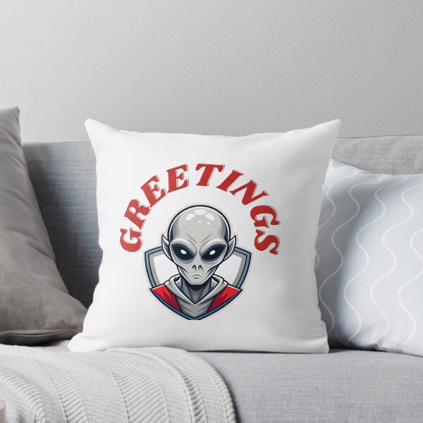 Item preview, Extra-terrestrial Hello - Alien Greeting designed and sold by artlife709.