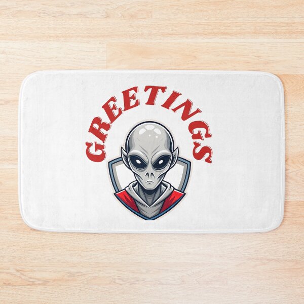 Item preview, Extra-terrestrial Hello - Alien Greeting designed and sold by artlife709.