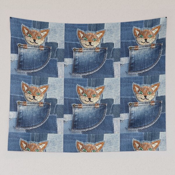Item preview, Cat in a pocket designed and sold by Kaggie.