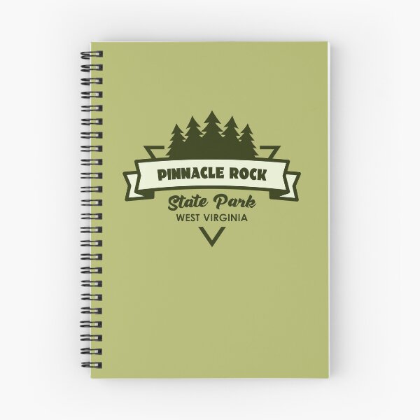 Item preview, Pinnacle Rock State Park West Virginia Trees And Ribbon designed and sold by bivenart.