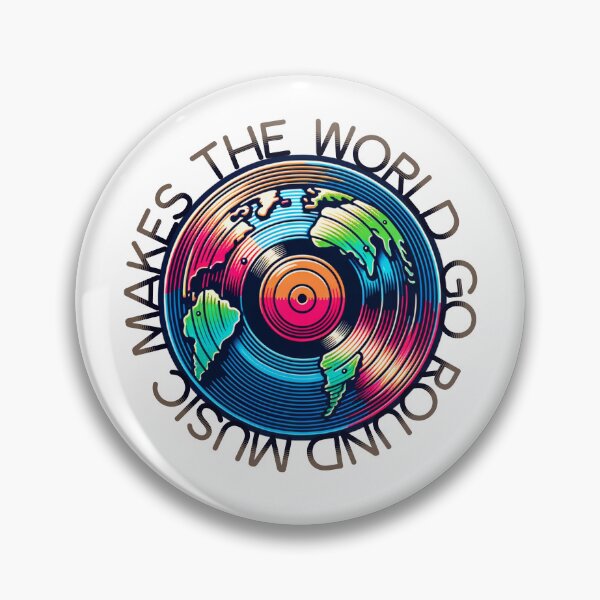 Artikelvorschau, „Musik regiert die Welt“ – Vinyl Globe Design-Konzept entworfen und verkauft von CraftedConcepts.