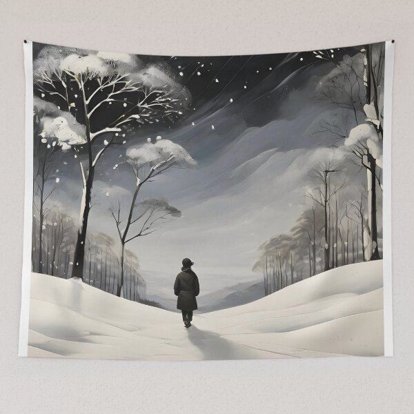 Artikelvorschau, Im Schnee spazieren gehen entworfen und verkauft von Frame of Mind .
