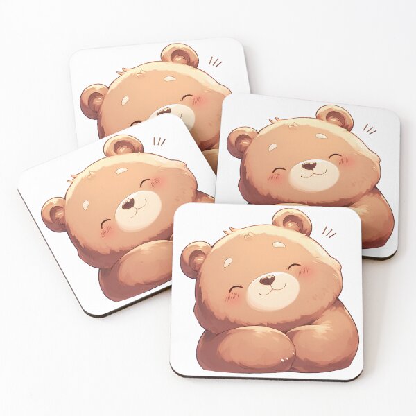 Item preview, Cute bear, happy face designed and sold by Rung304.