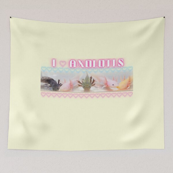 Item preview, cute axolotls designed and sold by TheKewtestEVER.