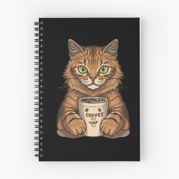 Item preview, Cute cat with coffee - sweetness and energy designed and sold by mind-blow-shop.