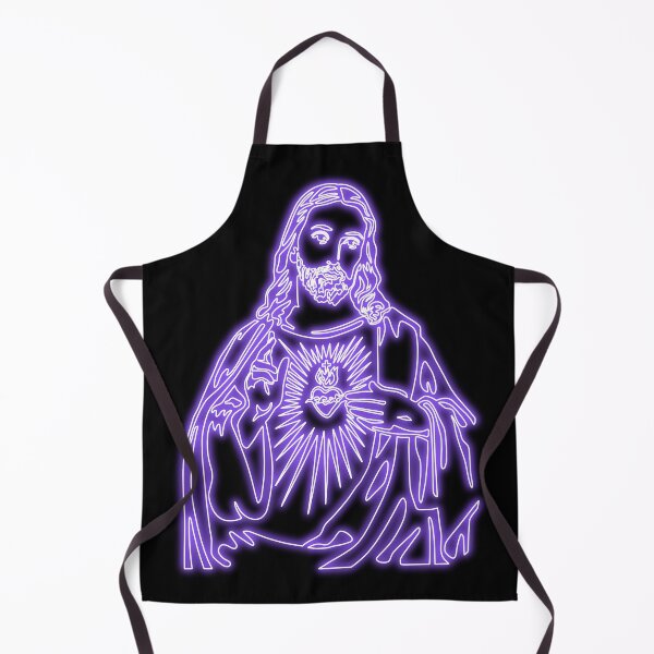 Item preview, Sacred Heart of Jesus Christ - violet neon designed and sold by lachataigne.
