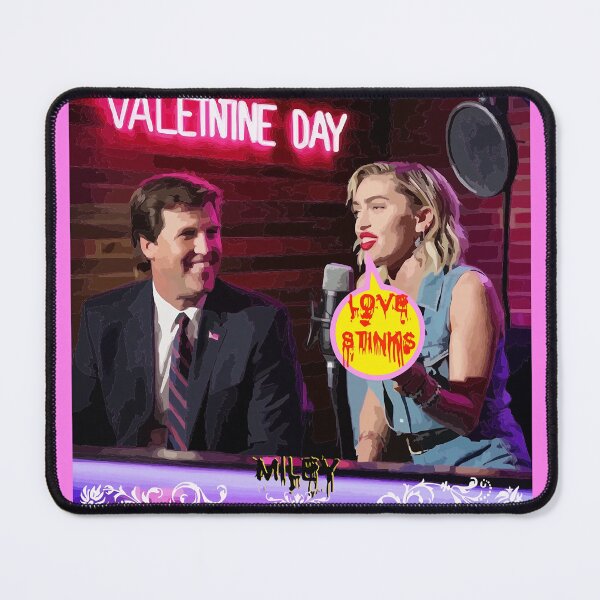 Item preview, Miley Cyrus and Tucker Carlson (Love Stinks) designed and sold by BillyREY.