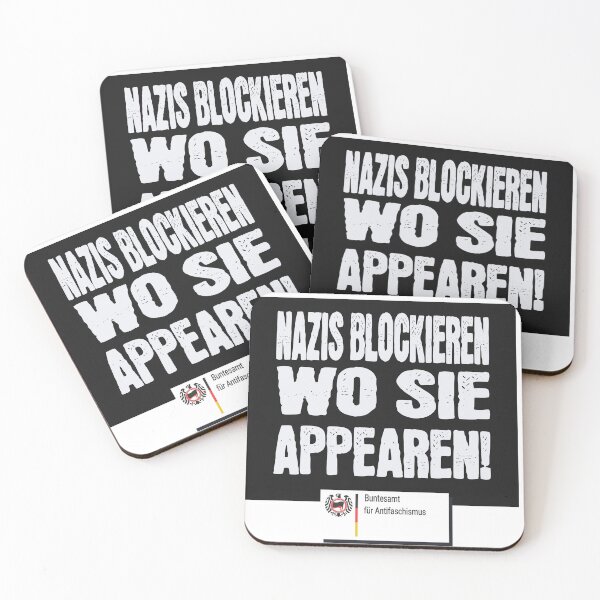 Item preview, Block Nazis wherever they appear! Federal Office for Antifascism designed and sold by Dunkelflaute.