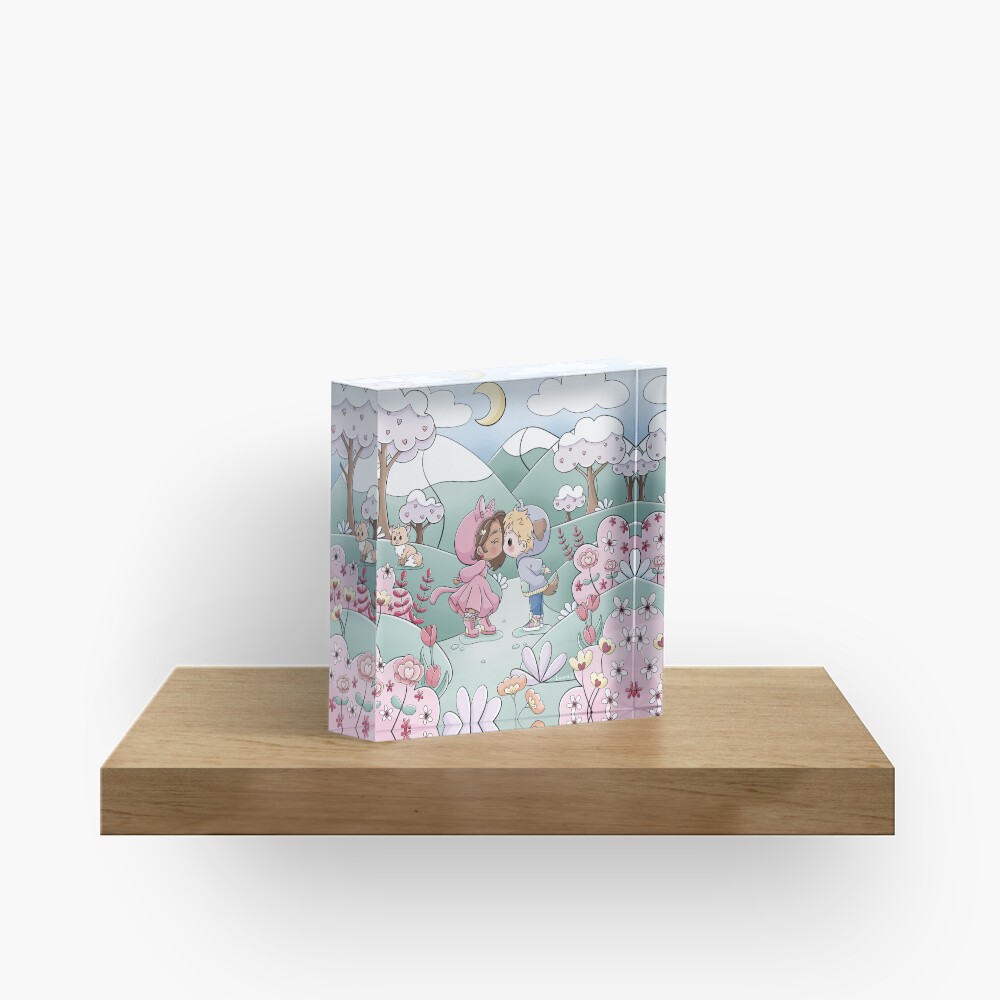Aperçu de l'œuvre Bloc acrylique créée et vendue par Pilou-Pixel.