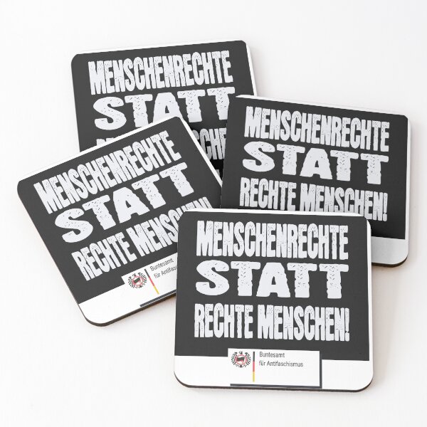 Item preview, Human rights instead of right people! Federal Office for Antifascism! designed and sold by Dunkelflaute.
