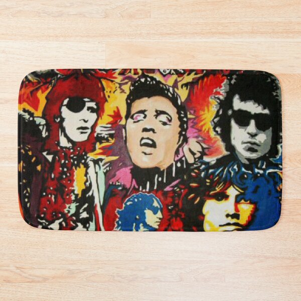 Item preview, Pop Art History of rock music part 1 - Legends Collage painting designed and sold by Kludoman.