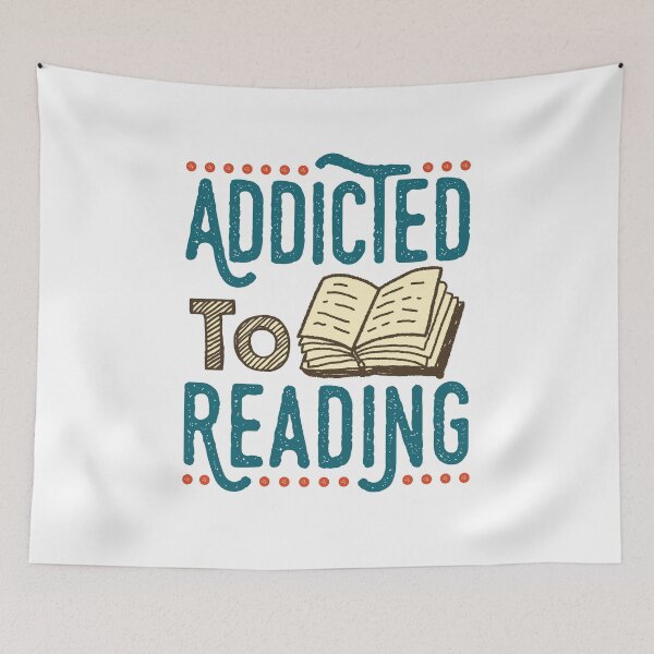 Item preview, Addicted to Reading Cute Bookworm Book Lover designed and sold by jaygo.