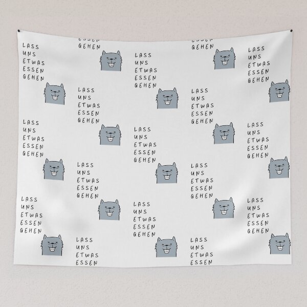 Item preview, Lass uns etwas essen gehen | Dog Design Illustration designed and sold by RM-Journey.