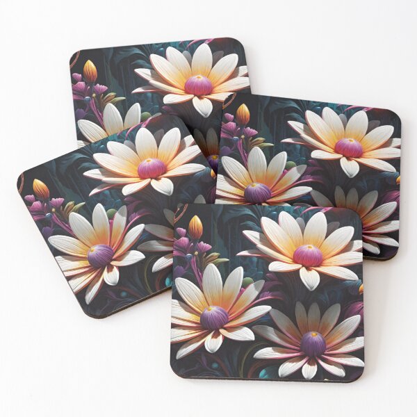 Item preview, Colorful flowers painting  designed and sold by Chantel Fourie.