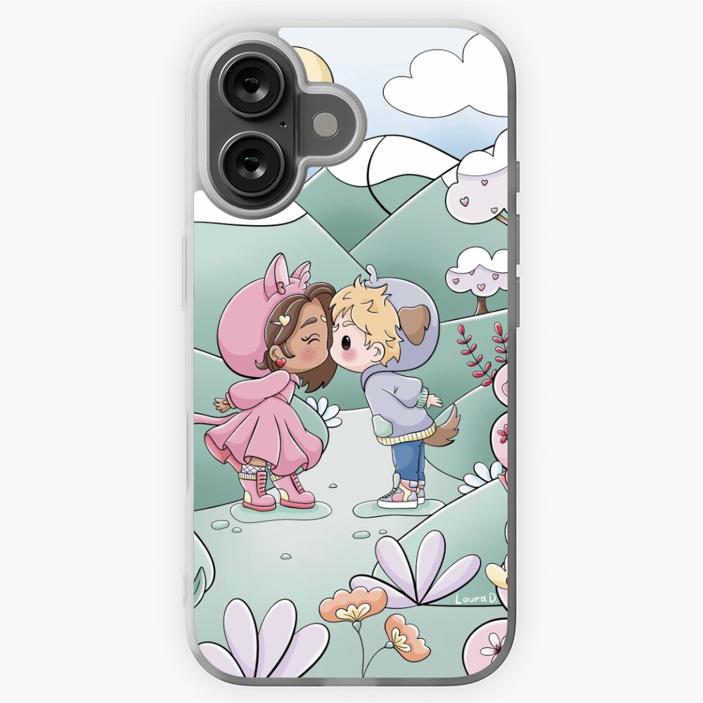 Aperçu de l'œuvre Coque souple iPhone créée et vendue par Pilou-Pixel.