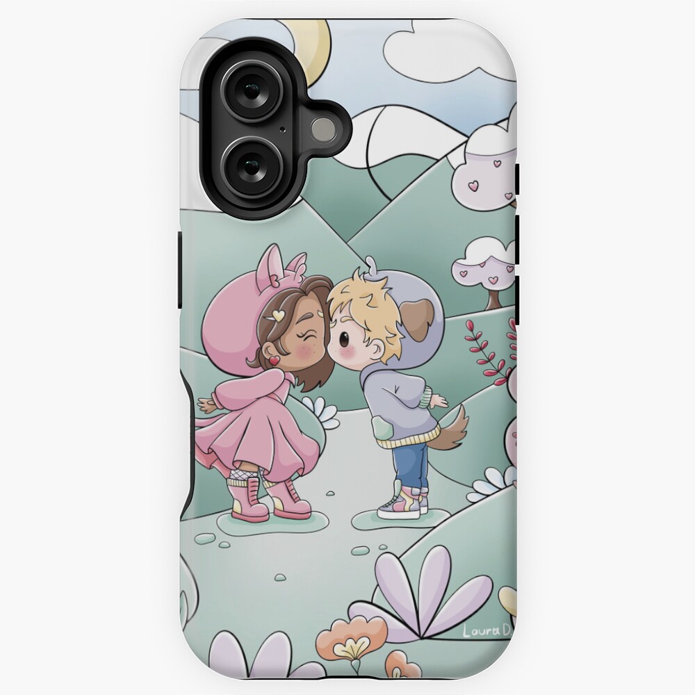 Aperçu de l'œuvre Coque antichoc iPhone créée et vendue par Pilou-Pixel.