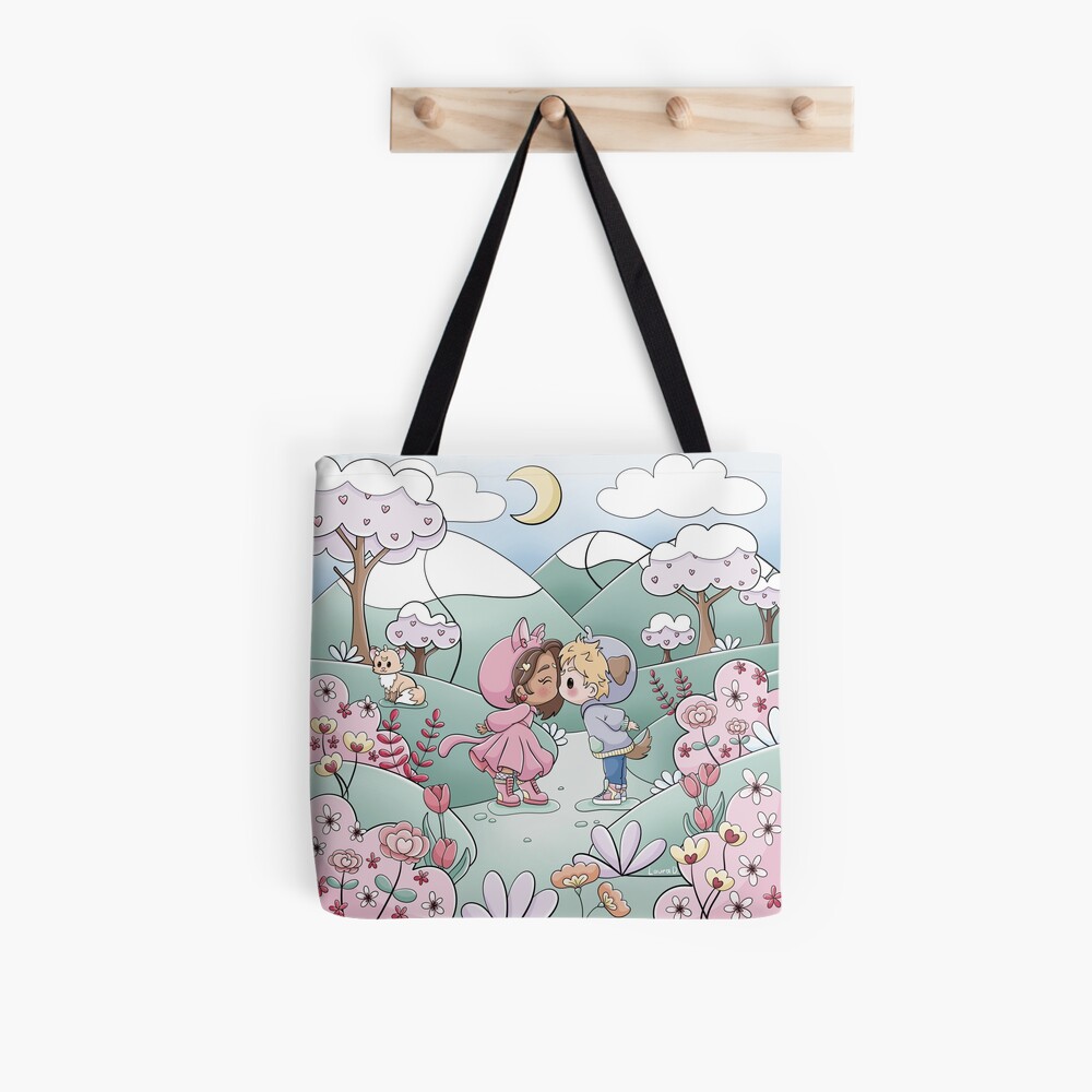 Aperçu de l'œuvre Tote bag doublé créée et vendue par Pilou-Pixel.
